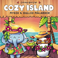 Legind A/S Cozy Islands. Mysig och gullig Cozy Coloring målarbok från Coloring Book Cafe (häftad)