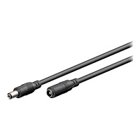 WENTRONIC GMBH goobay - förlängningskabel för ström - DC-jack 5,5 x 2,1 mm till DC-jack 5,5 x 2,1 mm - 3 m
