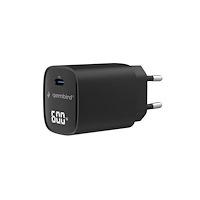 Gembird Gembird 60W USB Type-C snabbladdare med LCD, svart | Gembird