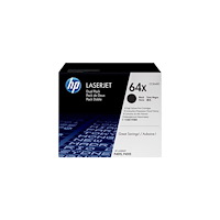 HP HP 64X - 2-pack - Lång livslängd - svart - original - LaserJet - tonerkassett (CC364XD)