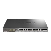 D-Link D-Link DSS 200G-28MPP - switch - 24 portar - Administrerad - rackmonterbar