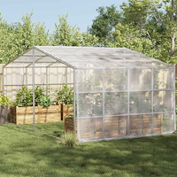 vidaXL Tarpaulin med öglor Transparent 7 x 5 m polyeten