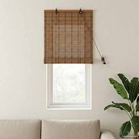 vidaXL Rullgardin Brun 70 x 160 cm Bambu