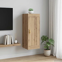 vidaXL Väggskåp Artisan-ek 34,5 x 34 x 90 cm Konstruerat trä