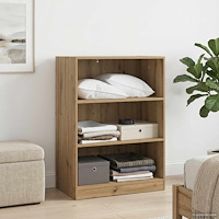 vidaXL Garderob med hylla med lagring Artisan-ek 77 x 48 x 102 cm PB