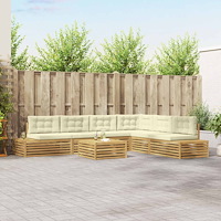 vidaXL Utomhussoffset 8 Stycke