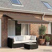 vidaXL Elektrisk Retraktabel Markis Taupe 3 x 2 m