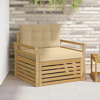 vidaXL Utomhussoffa Polyester Vit