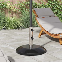 vidaXL Parasolbas för 40-50 mm stolpe 26.75 kg Svart for 40-50 mm Pole