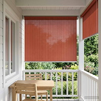 vidaXL Utomhus Rullgardin 90% UV Block Terrakotta 80 x 230 cm HDPE