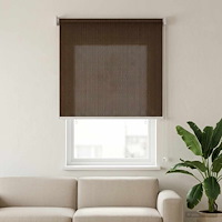 vidaXL Utomhus Rullgardin 90% UV Block Brun 80 x 140 cm HDPE