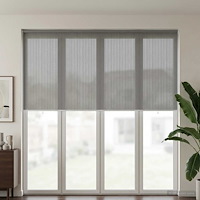 vidaXL Utomhus Rullgardin 90% UV Block Ljusgrå 350 x 140 cm HDPE