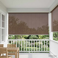 vidaXL Utomhus Rullgardin 90% UV Block Taupe 120 x 230 cm HDPE