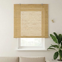 vidaXL Rullgardin Naturlig 130 x 160 cm Bambu