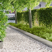 vidaXL Kant för gräsmatta 10 pcs 103 x 25 cm Stål Silver