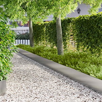 vidaXL Kant för gräsmatta 20 pcs 103 x 30 cm Stål Silver