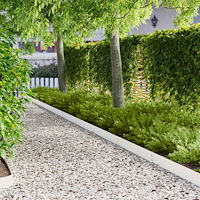 vidaXL Kant för gräsmatta 30 pcs 100 x 15 cm Stål Vit