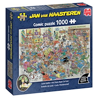 Jumbo Jan van Haasteren Pussel -  Ludo Battle 1 000 bitar