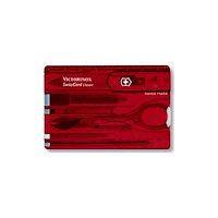 Victorinox Victorinox SwissCard Classic, Röd, Transparent, ABS syntheti...