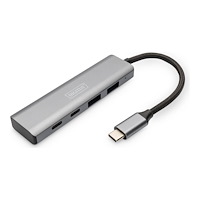 Digitus DIGITUS - hubb - USB-C, 4 portar - 4 portar