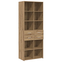 vidaXL Bokhylla Artisan-ek 30 x 42.4 x 185.2 cm