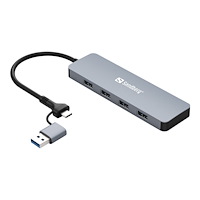 Sandberg Sandberg - hubb - USB-C/A - 4 portar