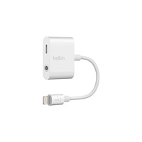 Belkin Components Belkin 3.5 mm Audio + Charge RockStar - Lightning- till hörlursjack/laddningsadapter - Lightning / ljud