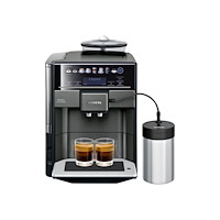 Siemens Siemens EQ.6 plus extraKlasse TE657F09DE - automatisk kaffekokare med mjölkskummare - 19 bar - mörk inox