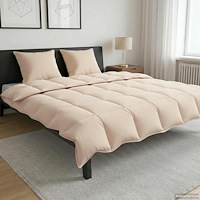 vidaXL Sommar Duvet Beige 200 x 220 cm 100% Naturlig Kapok