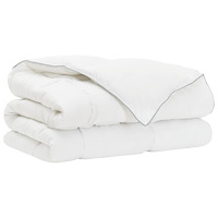 vidaXL Vinter Täcke Vit 240 x 220 cm Bambu