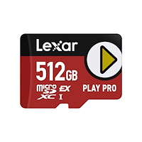 Lexar Media Lexar PLAY PRO - flash-minneskort - 512 GB - mikroSDXC UHS-I