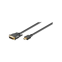 WENTRONIC GMBH goobay MMK 630-0500 - video/ljudkabelsats - HDMI / DVI - 5 m