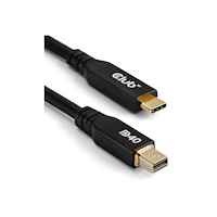 Club 3D Club 3D - videoadapterkabel - 24 pin USB-C till Mini DisplayPort - 2 m