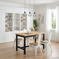 vidaXL Högt Barbord EKAI Svart 112 x 70 x 91 cm Massiv furu