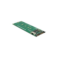DeLOCK Delock U.2 SFF-8654 or SATA Converter to 1 x M.2 Key M slot - kontrollerkort - M.2 NVMe Card / SATA 6Gb/s - PCIe, SATA 6...