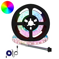 vidaXL LED Band 12 pcs Svart och Transparent 750 mm Koppar och plast