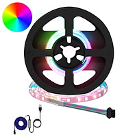 vidaXL LED Band 12 pcs Svart och Transparent 250 mm Koppar och plast