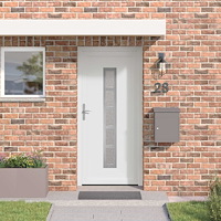 vidaXL Framdörr Vit 98 x 208 cm PVC