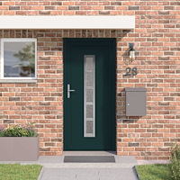 vidaXL Framdörr Antracit 108 x 208 cm PVC