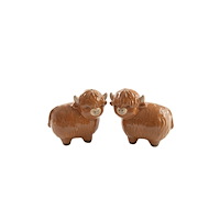SASS & BELLE Highland Cow Salt & Pepper Shakers