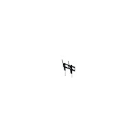 HAGOR Products HAGOR BL Tilt 800 monteringssats - för platt panel - svart