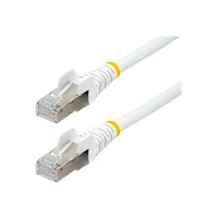 StarTech.com StarTech.com 7m CAT6a Ethernet Cable - White - Low Smoke Zero Halogen (LSZH) - 10GbE 500MHz 100W PoE++ Snagless RJ-45 w/...