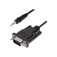 StarTech.com StarTech 3ft (1m) DB9 to 3.5mm Serial Cable for Serial Device Configuration, RS232 DB9 Male to 3.5mm Cable for Calibrati...