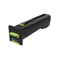 Lexmark International Lexmark - Extra lång livslängd - gul - original - tonerkassett - LCCP, LRP