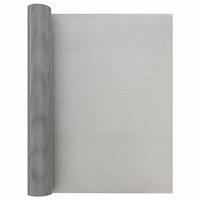 vidaXL Nätduk 60 x 2000 cm 30 Mesh Rostfritt stål 201 Silver