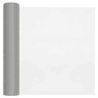 vidaXL Nätduk 40 x 500 cm 18 Mesh Rostfritt stål 201 Silver
