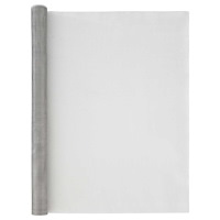vidaXL Nätduk 100 x 500 cm 18 Mesh Rostfritt stål 201 Silver
