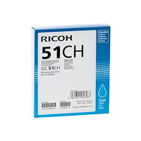 RICOH Ricoh GC 51CH - Lång livslängd - cyan - original - bläckpatron
