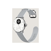 Withings Withings ScanWatch 2 - rostfritt stål - smart klocka med hybridfunktion med band - pärlvit