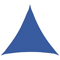 vidaXL Solsätt segel Blå 2 x 2 x 2 m HDPE